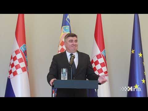 Konferencija za medije predsjednika Milanovića