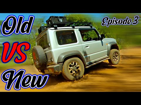 Old Jimny VS new Jimny - Ep 3 - Uphill Axle Twister  (JB43 vs JB74)