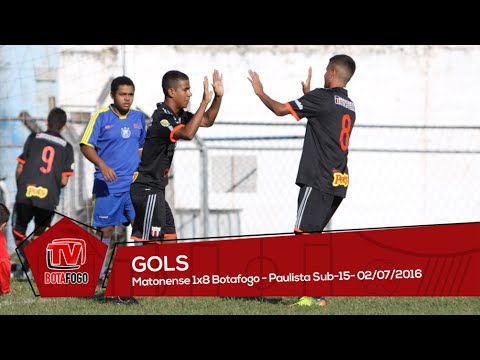 GOLS: Matonense 1x8 Botafogo - Paulista Sub-15 - 02/07/2016