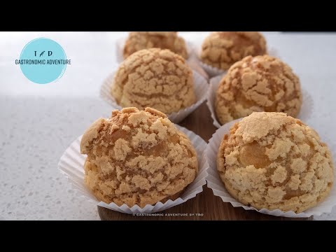 Earl Grey Cream Puffs (Choux au Craquelin)