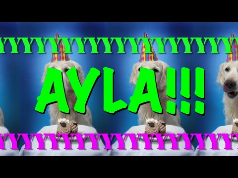 HAPPY BIRTHDAY AYLA! - EPIC Happy Birthday Song