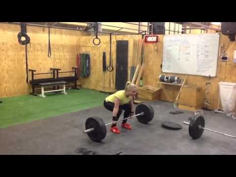 Clean  65 x 1 rep by Gudrun Holm Jacobsen