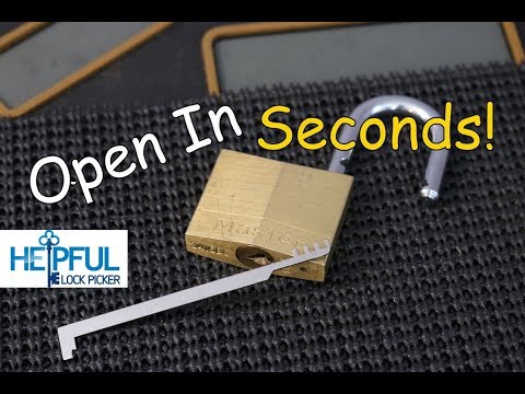 [143] How To Pick (Bypass) A Master Lock 140 In Seconds!