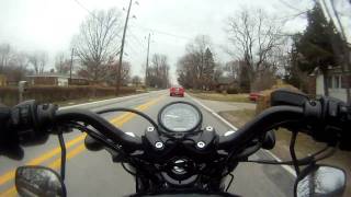 preview picture of video 'GoPro test ride on my HD Sportster 48'