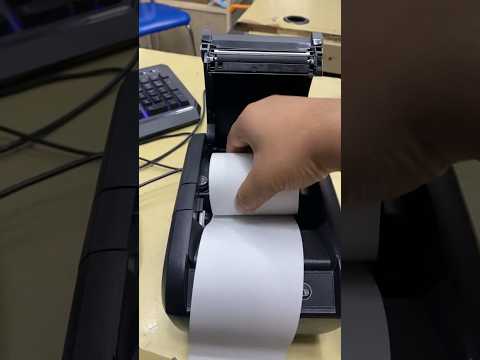 Pos Printer Posiflex PP 6900U Test Print Setup#shorts