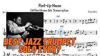 Clifford Brown - Pent Up House Solo Transcription