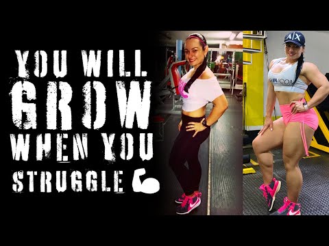 YOU GROW WHEN YOU STRUGGLE🥵💪🏻 - MEGA FEMALE BODYBUILDING WORKOUT MOTIVATION