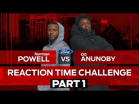 Norman Powell vs OG Anunoby: Ford Reaction Time Challenge – Episode 1