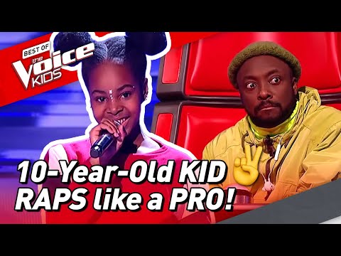 10-Year-Old RAPS like a real PRO in The Voice Kids! ✌