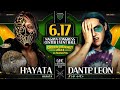 The Endseeker Dante Leon Vs HAYATA Pro Wrestling NOAH GHC Jr Heavyweight Championship