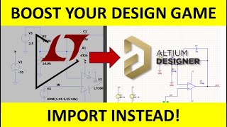How To Import A Circuit from LTSpice into Altium Designer EASY (OpAmp Circuit)