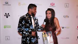 Shariff Sinclair interviews Actress Mercedes De La Cruz for NYFW 2022 video