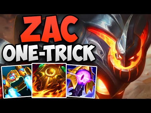 KOREAN CHALLENGER ZAC ONE-TRICK FULL JUNGLE GAMEPLAY! | CHALLENGER ZAC JUNGLE! | Patch 15.6 S15