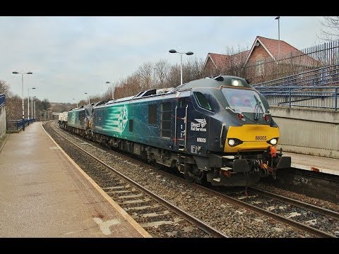 DRS Class 88s Nos 88009 & 88005 at Heworth  -  3rd January 2019