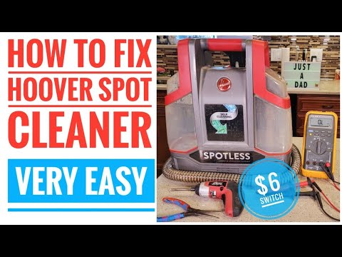 HOW TO FIX Hoover Spotless Portable Carpet Spot Cleaner FH11300PC NOT WORKING?