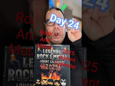 Rock and Metal Advent Calendar Day 24 for 12/24/2025 #advent #christmas #calendar #vlog #metal #rock