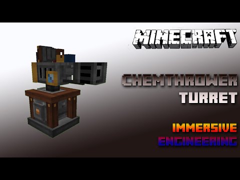 Chemthrower Turret 🔧 Immersive Engineering Tutorial 1.15 🔧 Deutsch