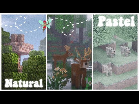 SimplyMiPrii - Minecraft PE Shader & Texture Pack Combos That Just Make Sense! ✨💕 (Pastel, Natural, Cottagecore)