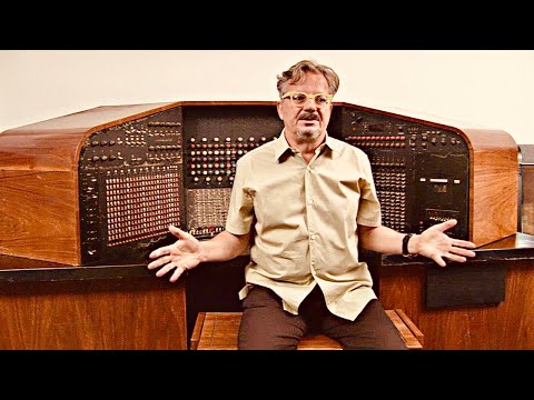 Mark Mothersbaugh of DEVO & Jeff Winner with Raymond Scott's Motown Electronium