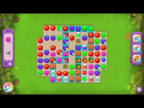 Gardenscapes 2141 Super Hard Level - 15 moves - NO BooSTERS