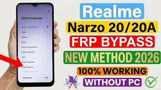 Download lagu Realme Narzo 20/ 20A - Google/ FRP Bypass | 100% Working New Method (Without Pc) 2026 mp3