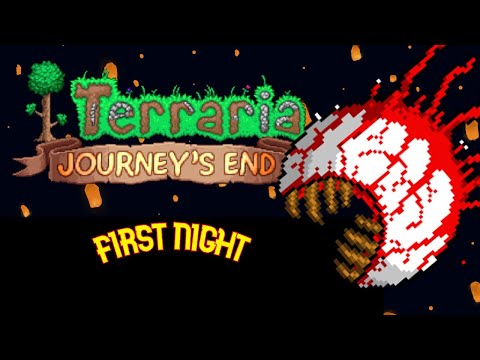 Eye of Cthulhu on the FIRST NIGHT- Terraria 1.4.3 Speedrun...