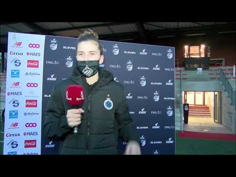 Interview met Club Brugge YLA speelster Marie Minnaert na de partij bij Standard de Liège