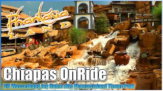 preview picture of video 'Chiapas Die Wasserbahn Log Flume Full Cue OnRide Exit POV Phantasialand Theme Park Bruhl Germany'