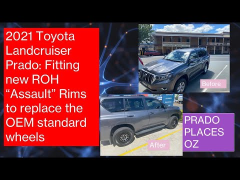 ROH Assault 4WD Alloy Rims (17x9, ET12) - My choice for the Toyota Landcruiser Prado OEM upgrade
