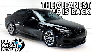The Cleanest BMW M5 Gets A Refresh -  Dry Ice, Polish, and Ceramic Coating