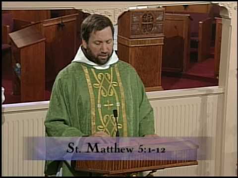 Homily 01-30-2011 - Fr. Mark Mary - Fourth Sunday in Ordinary Time