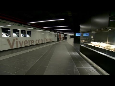 Rome's subway station is also museum filled with ancient history