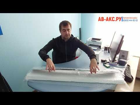 Видеообзор накладки заднего бампера Mitsubishi Outlander с 2015 по 2022 с загибом