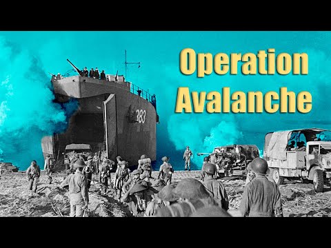 Battle of Salerno | Operation Avalanche | HD - Restored audio