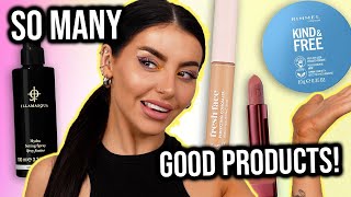TESTING NEW MAKEUP! First Impressions + Review (Barry M, Rimmel, Natasha Denona..)