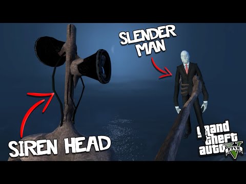 SIREN HEAD vs SLENDER MAN (GTA 5 Mods)