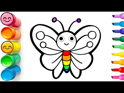 How to Draw a Vibrant Butterfly | Step by Step Drawing Tutorial