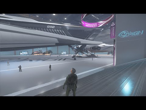 Star Citizen 3.7.2 Gameplay 1440 60fps - IAE 2949 WalkAround Day 8 - Origin Ships