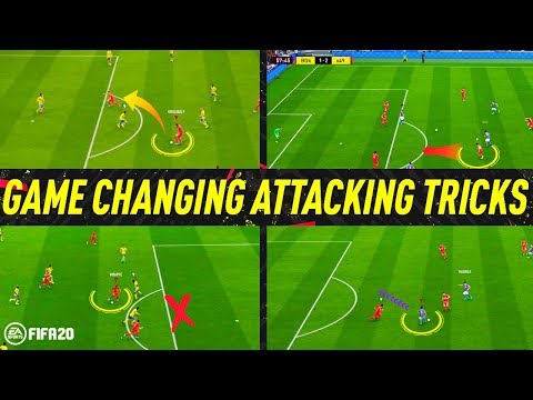 FIFA 20 GAME CHANGING ATTACKING TRICKS to CREATE SCORING CHANCES! FIFA 20 EASY ATTACKING TUTORIAL