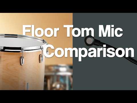 Find Your Ideal Floor Tom Mic | No Talking Comparison | the t.bone