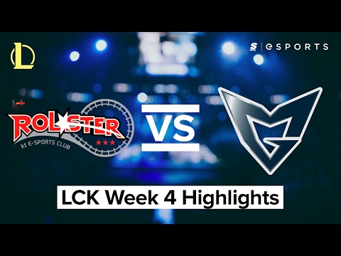 HIGHLIGHTS: KT Rolster vs. Samsung Galaxy (2017 LCK Spring)
