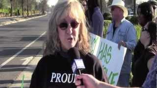 EGEA Picketing the EGUSD District Office - 2012