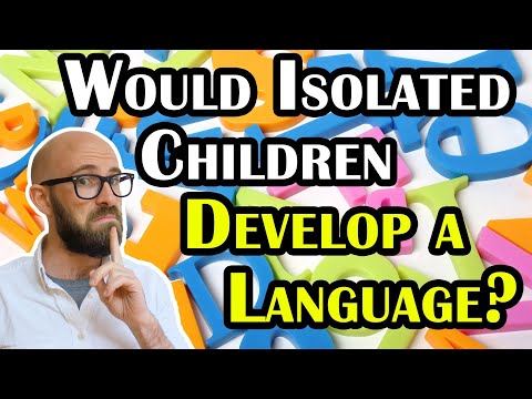 If Children Grew up Isolated from Adults, Would they Create Their Own Language?