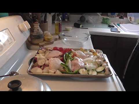 Roasted Chicken & Veggie Sheet Pan Dinner | Healthy Eating Series
