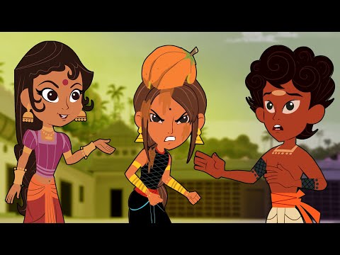 Meena VS Lekha - Surprise Battle | Kalari Kids Cartoons | Funny Kids Videos