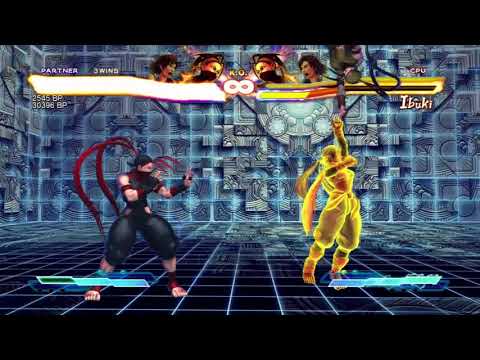 Street Fighter X Tekken Asuka Ibuki Cross Assault Combo