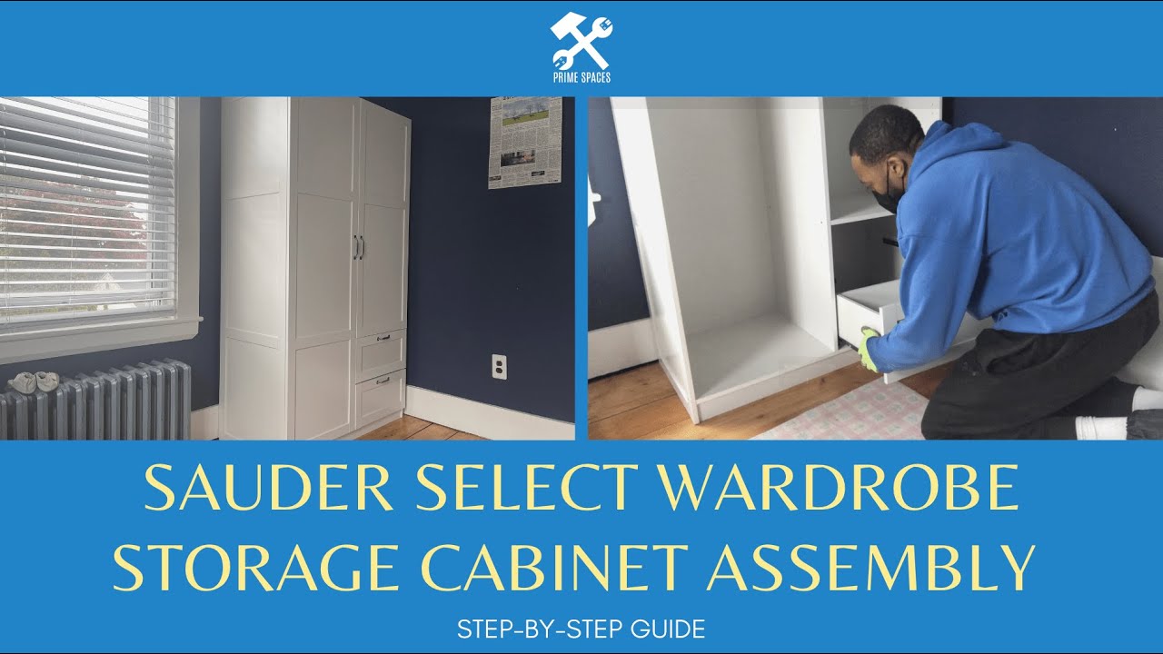 Sauder Select Wardrobe Storage Cabinet Assembly Lott (Model 420495, 420063, 426126, 427070, 420055)￼