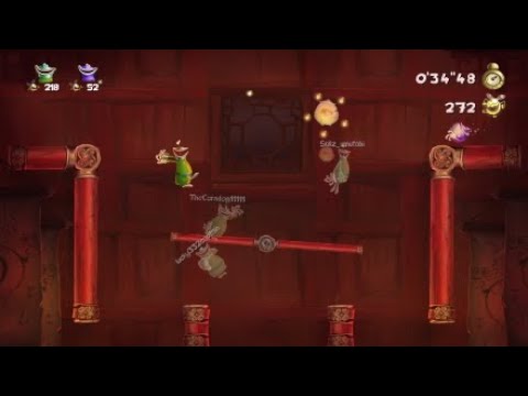 Dojo Diamond! 492 Lums (Coop)| Rayman Legends Daily Challenges