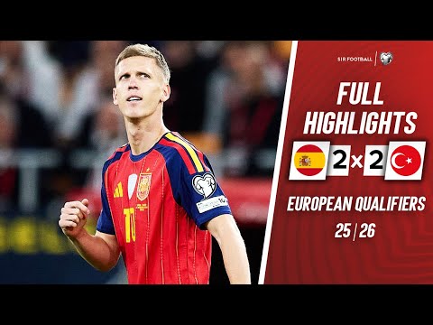 Spain vs Turkey 2-2 - Highlights & Goals - 2025
