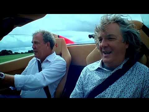 Jeremy Clarkson & James May reviewing the Ferrari 458 spider against  SLS ///AMG.